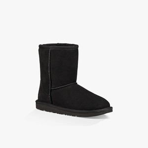 Ugg Classic II Kids Classic Boots Black (9280RYJCS)